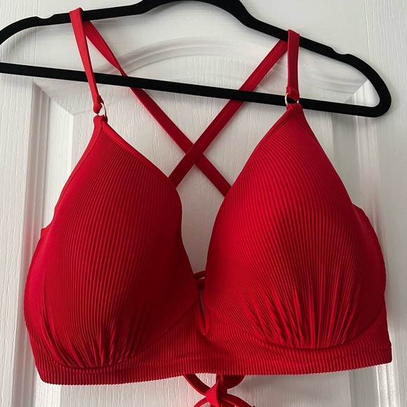 Women’s Deep Cut Bikini Top - Picture 2 of 3